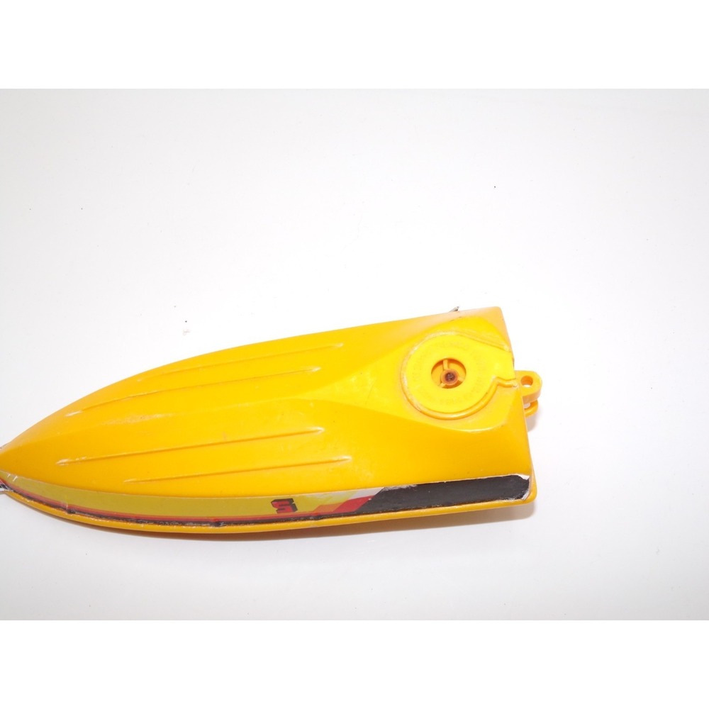 Vintage Toy - Remco BOSS 5 Speedboat Racing Yellow - 7 Inch 1984 - Picture 4 of 5